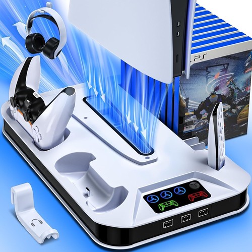 Ps5 cooling stand with speed - stand, 3-speed