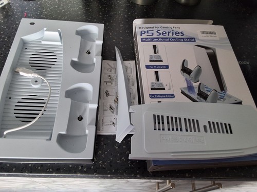 Ps5 cooling stand with dual - with,
