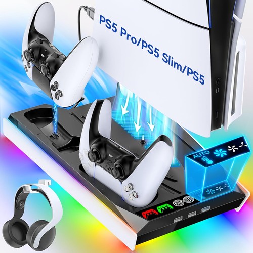 Ps5 cooling stand with - cooling,