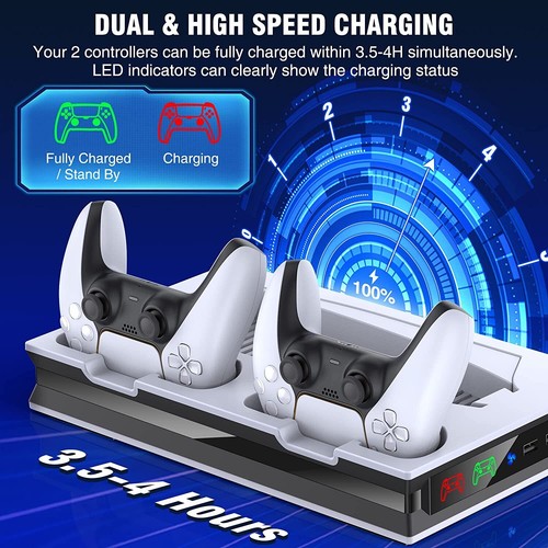 Ps5 stand with - 2, cooling