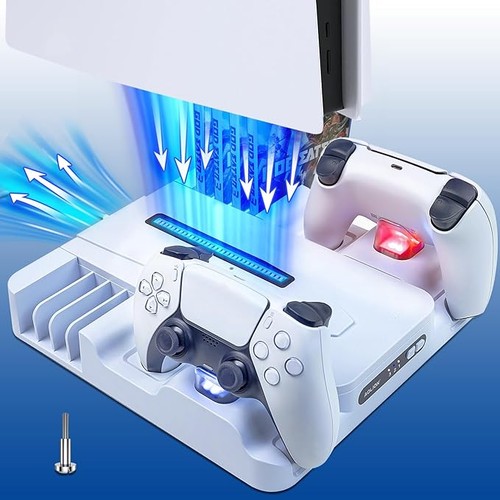 Ps5 stand with cooling station - ps5,