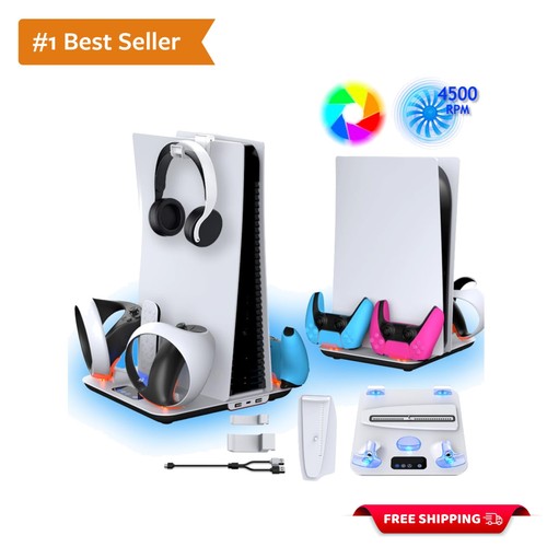 Ps5 cooling stand with - cooling,