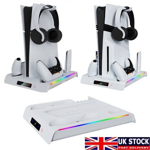 Ps5 vertical cooling - fan, stand