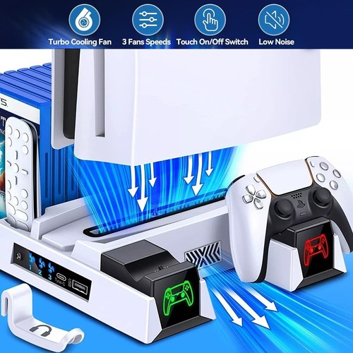 Ps5 stand cooling station - stand, &