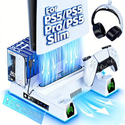 Ps5 slim pro - cooling, station