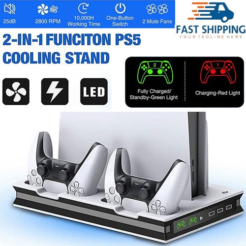 Ps5 stand with - with, fan