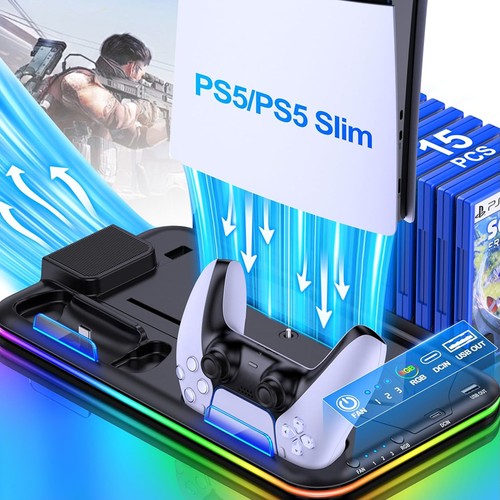 Ps5 vertical cooling - cooling, stand