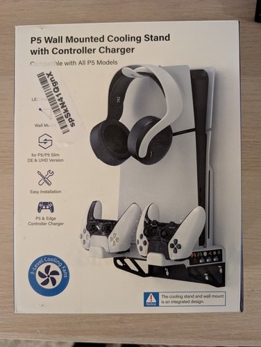 Ps5 cooling wall mount - ps5, with