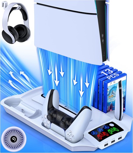 Ps5 cooling stand dual - stand,