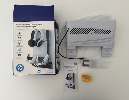Ps5 wall mounted cooling stand - ps5,