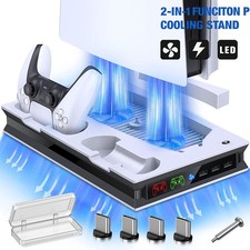 PS5 Stand with 2 Cooling Fan
