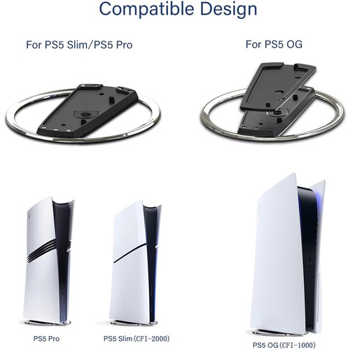 Vertical stand for - ps5, slim