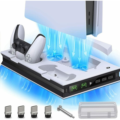 Ps5 console stand with cooling - ps5,
