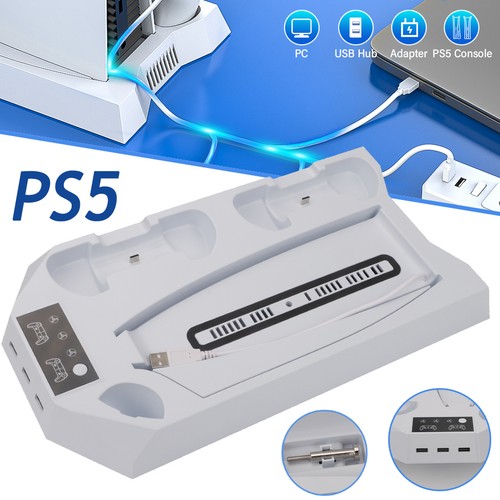 Ps5 vertical cooling fan stand - vertical,