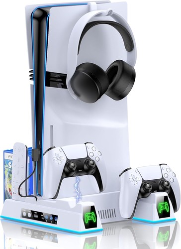 Ps5 stand with dual controller - dual,