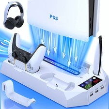 PS5 Stand & Cooling Station w/